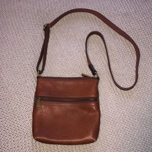 Fossil Small Leather Crossbody Bag